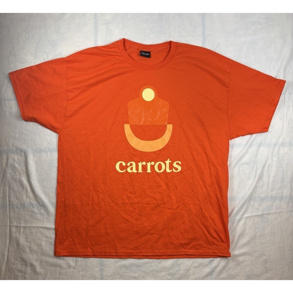 Carrots By Anwar Carrots Mens 2XL T-Shirt Short Sleeve Tee Orange Streetwear